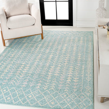 Ziri Moroccan Geometric Area Rug